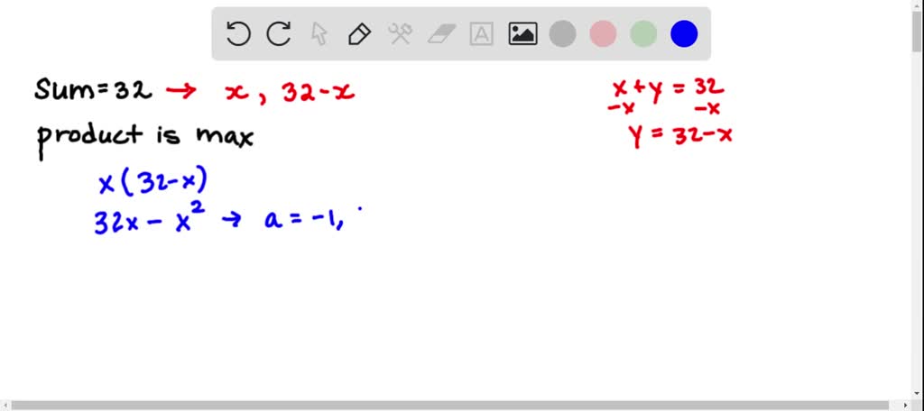 the sum of two numbers is 32 and their quotient is 3