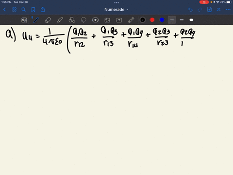 ii-four-equal-point-charges-q-are-fixed-at-the-corners-of-a-square-of-side-b-a-what-is-their-total-2