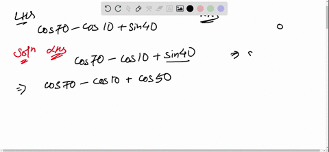 cos-70circ-cos-10circsin-40circ0