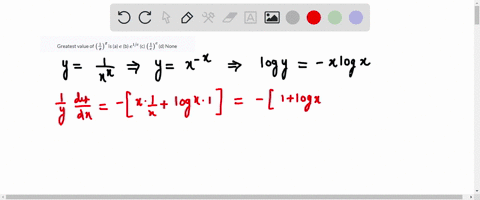 greatest-value-of-leftfrac1xrightx-is-a-e-b-e1-e-c-leftfrac1erighte-d-none