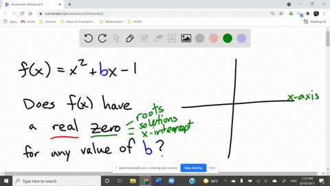 SOLVED:Show that a quadratic function f defined by f(x)=a x^2+b x+c is ...