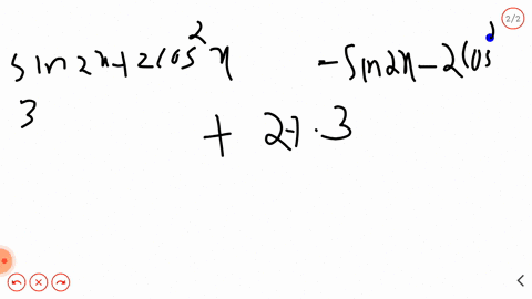 3sin-2-x2-cos-2-x31-sin-2-x2-sin-2-x28-is-satisfied-a-for-all-x-b-if-cos-x0-c-if-tan-x-1-d-if-tan-x1
