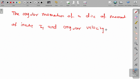 a-round-disc-of-moment-of-inertia-i_2-about-its-axis-perpendicular-to-its-plane-and-passing-through-