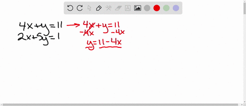 solve-each-system-of-equations-by-the-substitution-method-leftbeginarrayl-4-xy11-2-x5-y1-endarrayrig