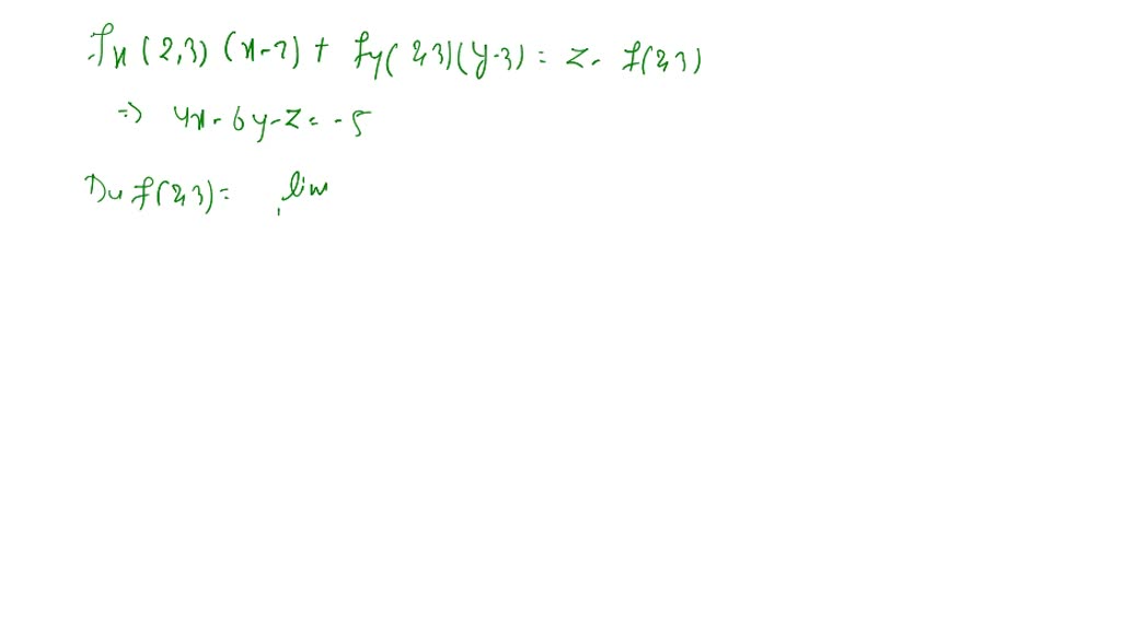 Solved:consider The Function F(x, Y)=(e^x-x) Cosy . Suppose S Is The 