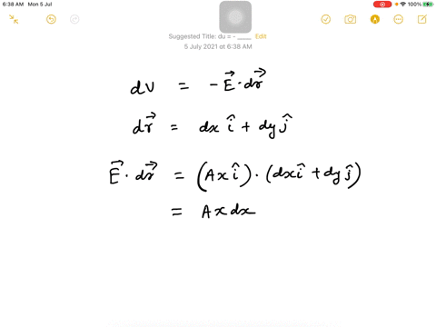 an-electric-field-veceveci-a-x-exists-in-the-space-where-a10-mathrmv-mathrmm-2-take-the-potential-at