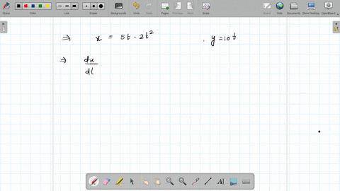 the-x-and-y-co-ordinates-of-the-particle-at-any-time-are-x5-t-2-t2-and-y10-t-respectively-where-x-an