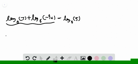 use-the-one-to-one-property-of-logaritims-to-find-an-exact-solution-for-log-_87log-_8-4-xlog-_85-if-