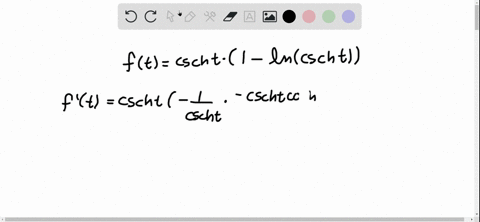 find-the-derivative-simplify-where-possible-ftoperatornamecsch-t1-ln-csc-h-t