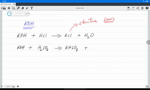 draw-the-products-formed-from-the-acid-base-reaction-of-koh-with-each-compound