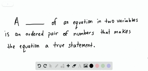 a-_______-of-an-equation-in-two-variables-is-an-ordered-pair-of-numbers-that-makes-the-equation-a-tr