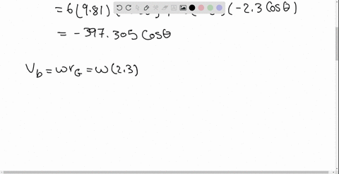 the-pendulum-consists-of-a-15-kg-solid-ball-and-6-mathrmkg-rod-if-it-is-released-from-rest-when-th-2