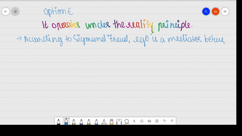 according-to-freud-which-of-the-following-is-true-of-the-ego-a-it-focuses-on-how-we-ought-to-behave-