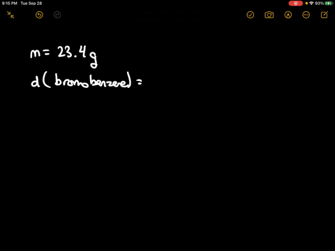 calculate-the-volume-of-a-234-g-sample-of-bromobenzene