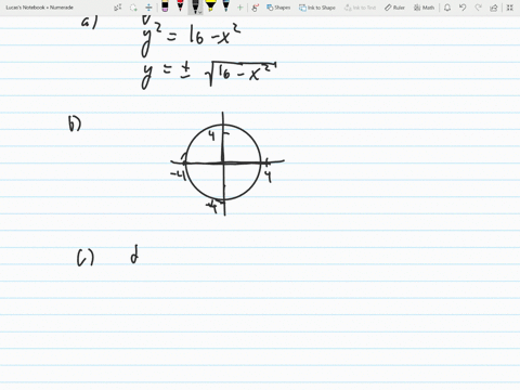 SOLVED:(a) find two explicit functions by solving the equation for y in ...