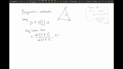 in-exercises-21-24-mathbfa-mathbfb-and-mathbfc-are-noncollinear-points-in-mathbbr2-and-mathbfp-is--3