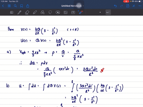 in-this-problem-you-will-calculate-the-electrostatic-energy-of-a-uniform-sphere-of-charge-q-with-rad