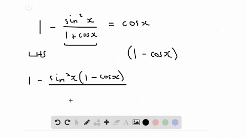 verify-each-identity-1-fracsin-2-x1cos-xcos-x