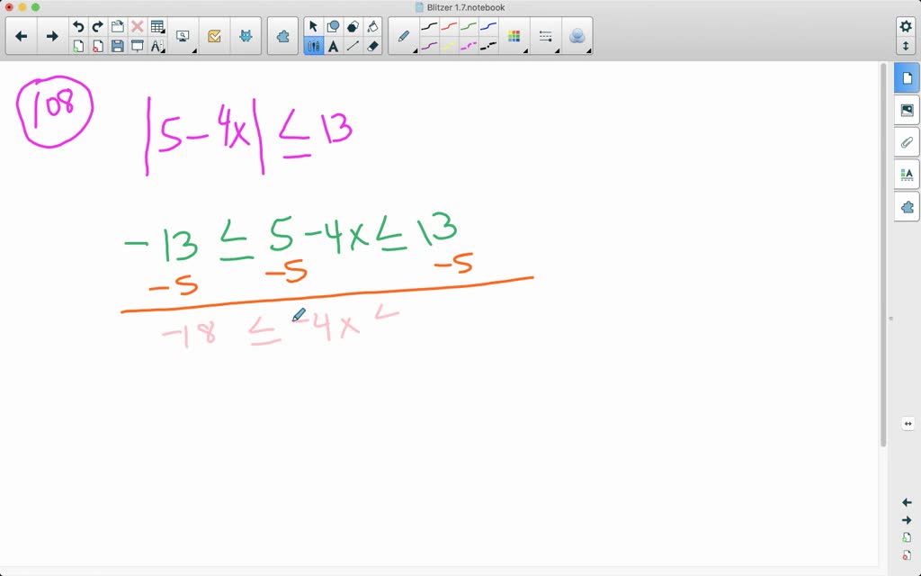 solved-when-4-times-a-number-is-subtracted-from-5-the-absolute-value