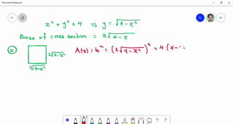using-cross-sections-find-the-volumes-of-the-solids-whose-bases-are-bounded-by-the-circle-x2y24-wi-2