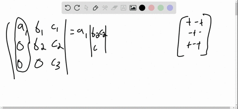 calculate-the-determinant-leftbeginarraylll-a_1-b_1-c_1-0-b_2-c_2-0-0-c_3-endarrayright