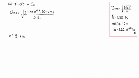 SOLVED: (II) Calculate (a) the rms speed of an oxygen molecule at 0^∘ C ...