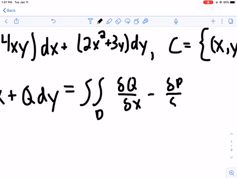 use-greens-theorem-to-evaluate-the-given-line-integral-begin-by-sketching-the-region-s-oint_cleftx24