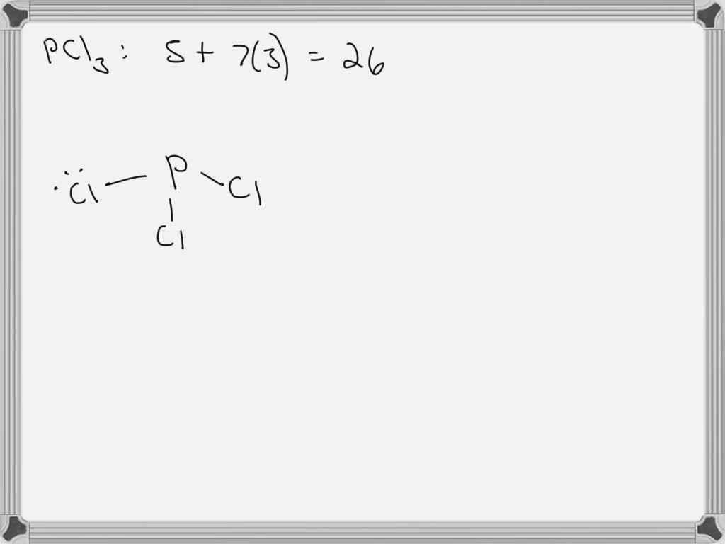 Solvedis Phosphorus Trichloride Pcl3 A Polar Molecule If It Is Draw The Dipole Moment 8379