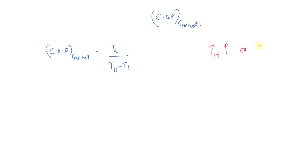 ⏩SOLVEDHow can we increase the COP of a Carnot refrigerator? Numerade
