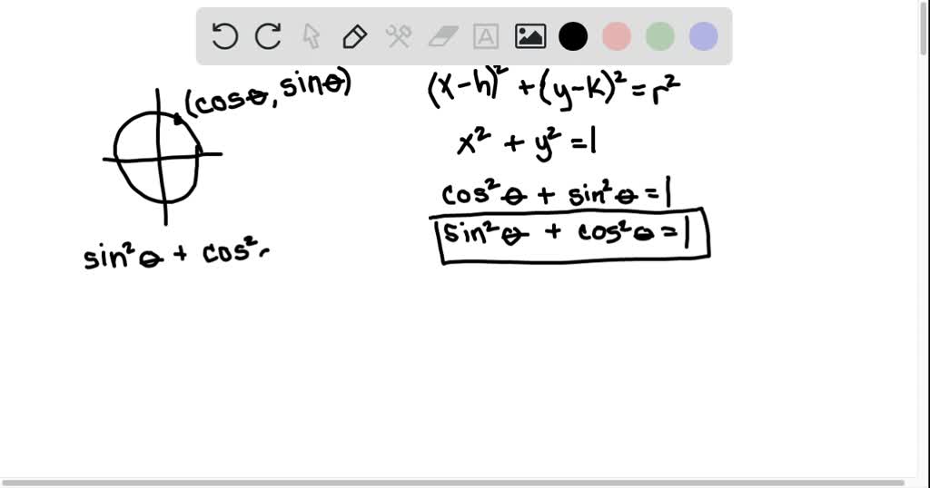 SOLVED:What are the three Pythagorean identities for the trigonometric ...