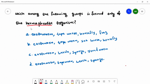 which-of-the-following-group-is-formed-of-only-the-hermaphrodite-organisms-a-earthworm-tapeworm-hous