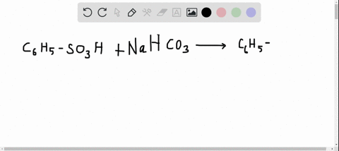 when-benzene-sulphonic-acid-and-p-nitrophenol-are-treated-with-mathrmnahco_3-the-gases-released-resp