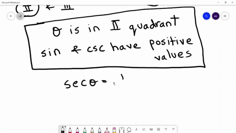 find-the-remaining-five-trigonometric-functions-of-theta-see-example-i-cos-theta-frac14-sin-theta0