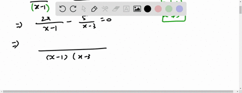 solve-frac2-xx-1frac5x-3-2