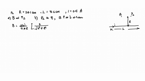 in-fig-29-24-point-p_2-is-at-perpendicular-distance-r251-mathrmcm-from-one-end-of-a-straight-wire-of