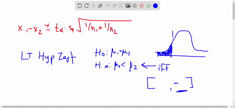 left-tailed-hypothcsis-tests-and-cis-if-the-assumptions-for-a-pooled-t-interval-are-satisfied-the-fo