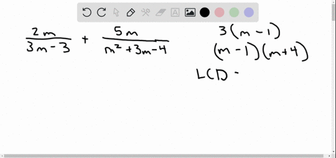 frac2-m3-m-3frac5-mm23-m-4