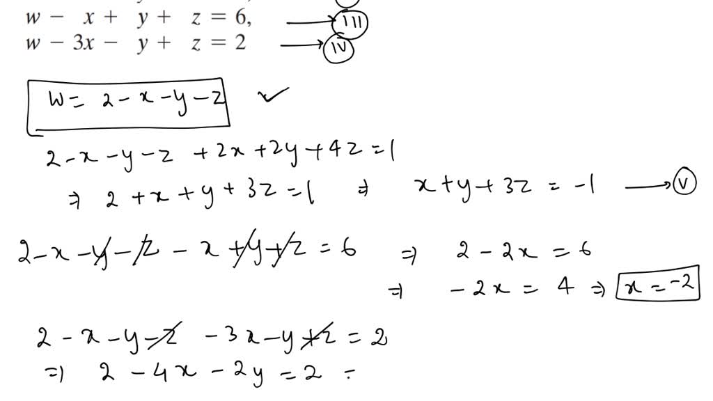 Solved Solve Begin Array L W X Y Z 2 W