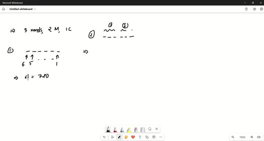 In how many ways can 3 novels, 2 mathematics books, and 1 chemistry
