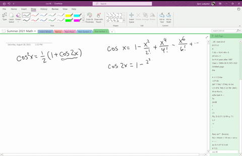 use-the-identity-cos-2-xfrac121cos-2-x-to-find-the-maclaurin-series-for-fxcos-2-x-2