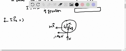 a-sphere-of-radius-r-and-mass-m-is-projected-along-a-rough-horizontal-surface-with-the-initial-veloc