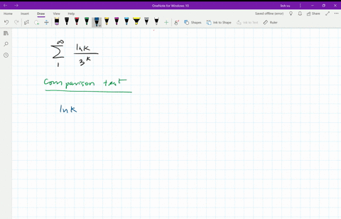 use-any-method-to-determine-whether-the-series-converges-sum_k1infty-fracln-k3k