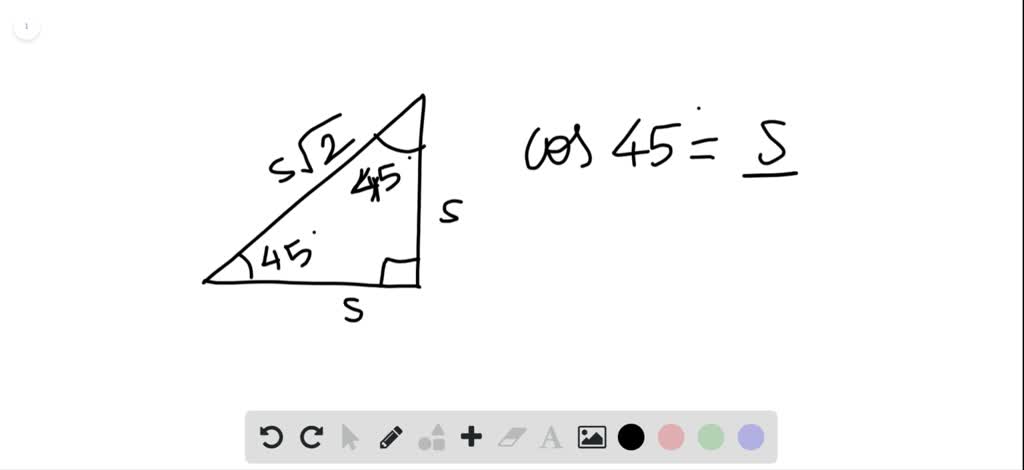 special right triangles ratios