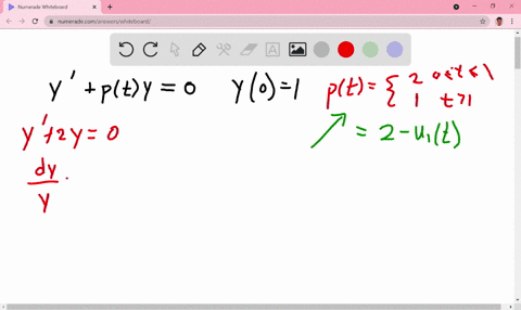 solve-the-initial-value-problem-yprimept-y0-quad-y01-where-ptleftbeginarraylr2-0-leq-t-leq-1-1-t1end
