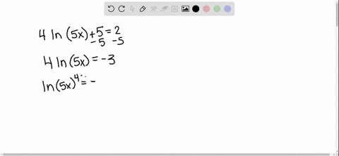 solve-each-equation-for-the-variable-4-ln-5-x52-2
