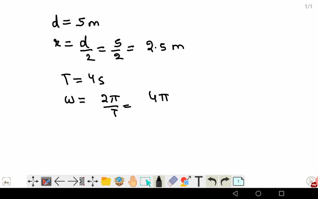 a-5-0-m-diameter-merry-go-round-is-turning-with-a-4-0-solvedlib