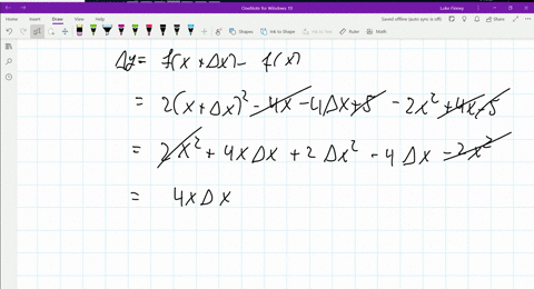 a-find-general-formulas-for-delta-y-and-d-y-b-if-for-the-given-values-of-a-and-delta-x-x-changes-fro