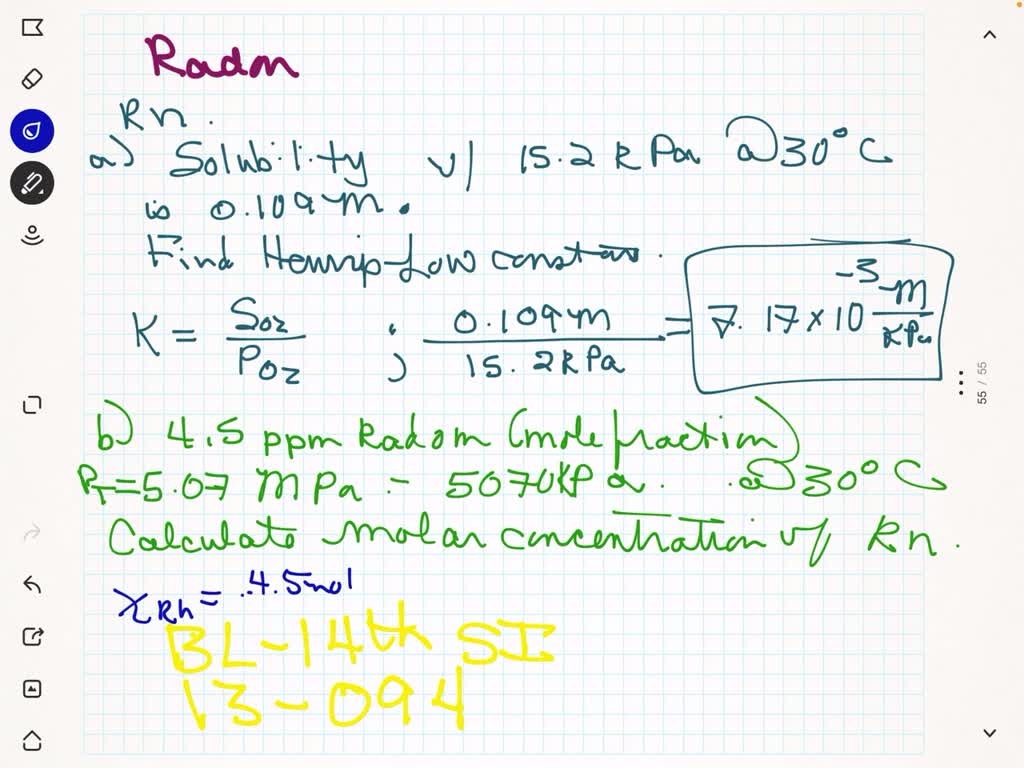 SOLVED:The Presence Of The Radioactive Gas Radon (Rn) In Well Water ...