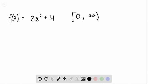 find-the-inverse-of-the-function-on-the-given-domain-fx2-x24-quad0-infty