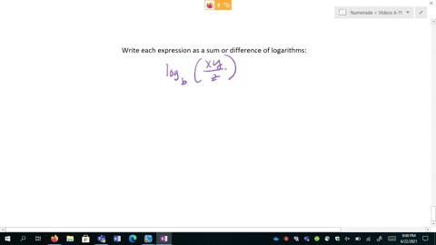 write-each-expression-as-a-sum-or-difference-of-logarithms-example-log-leftm2-n5right2-log-m5-log--8